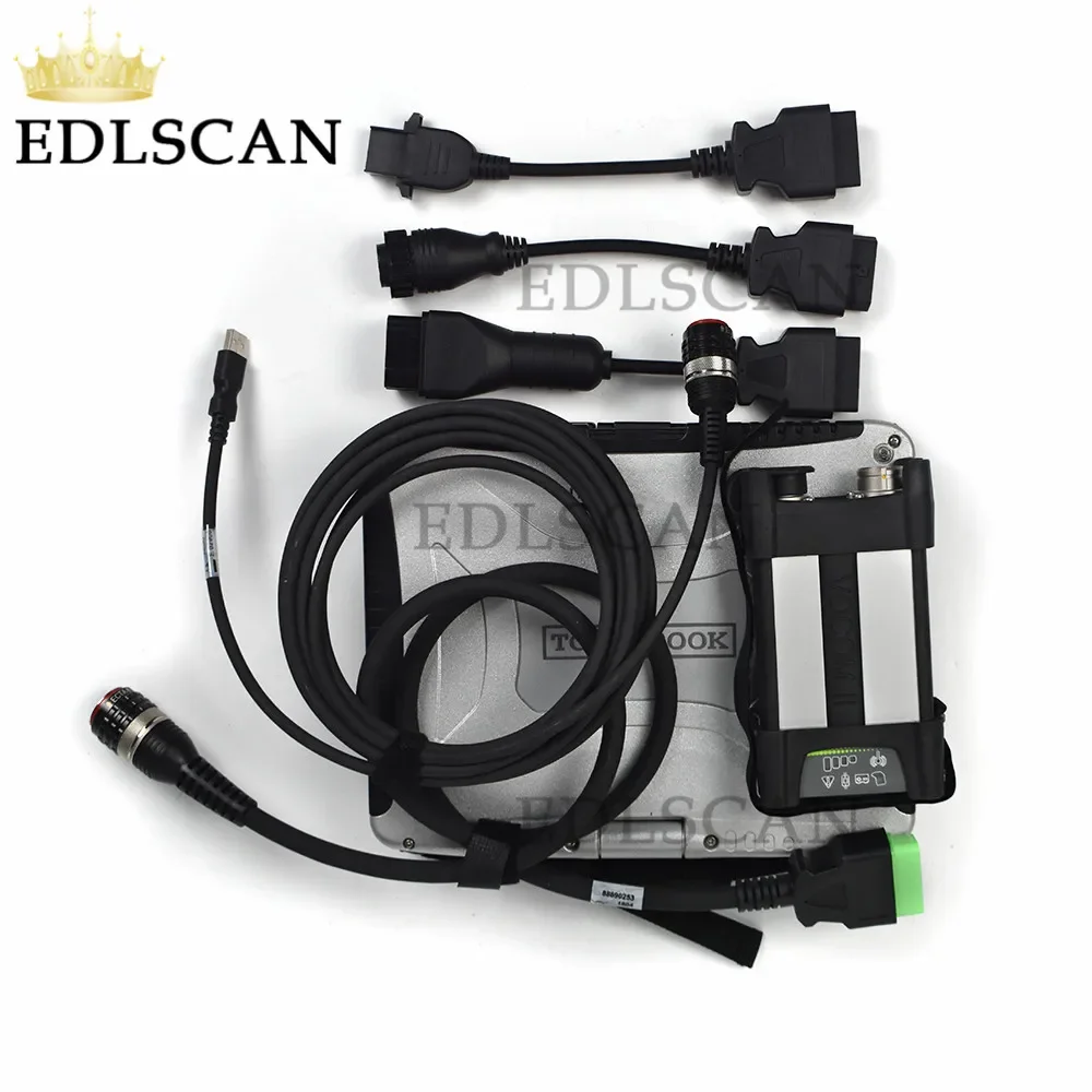 

For Vocom II 88894000 Communication Unit Tech Tool (TT) V2.7 DIAGNOSTIC KIT with CF19 Laptop For Bus Construction Equipment