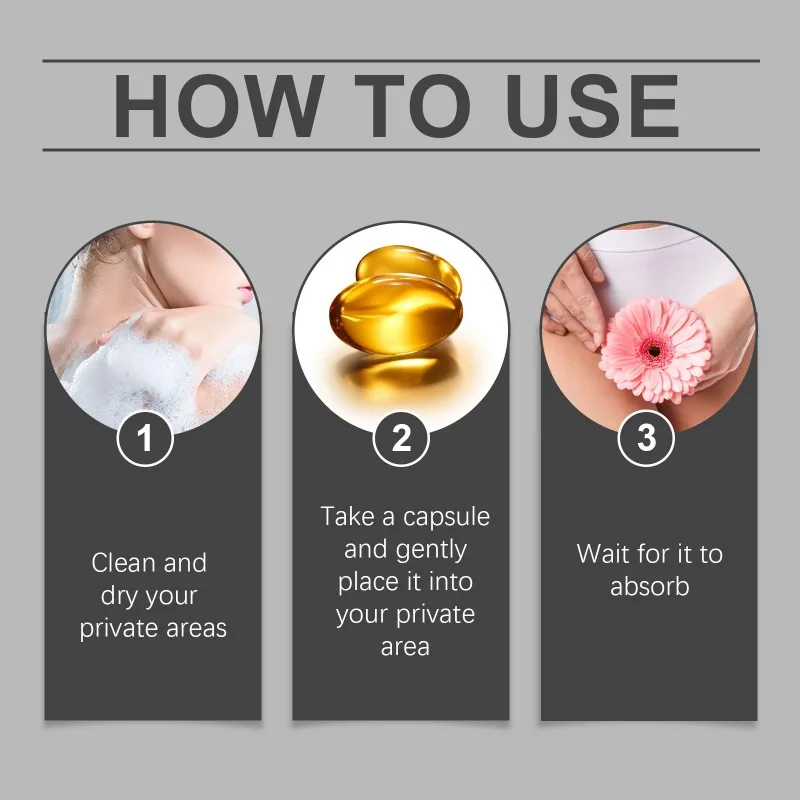 Bee Venom Vaginal Care Capsules Women Care Essence Body Cleansing Antibacterial Deodorizing Mild Formula Natural Essence vaginal care capsules