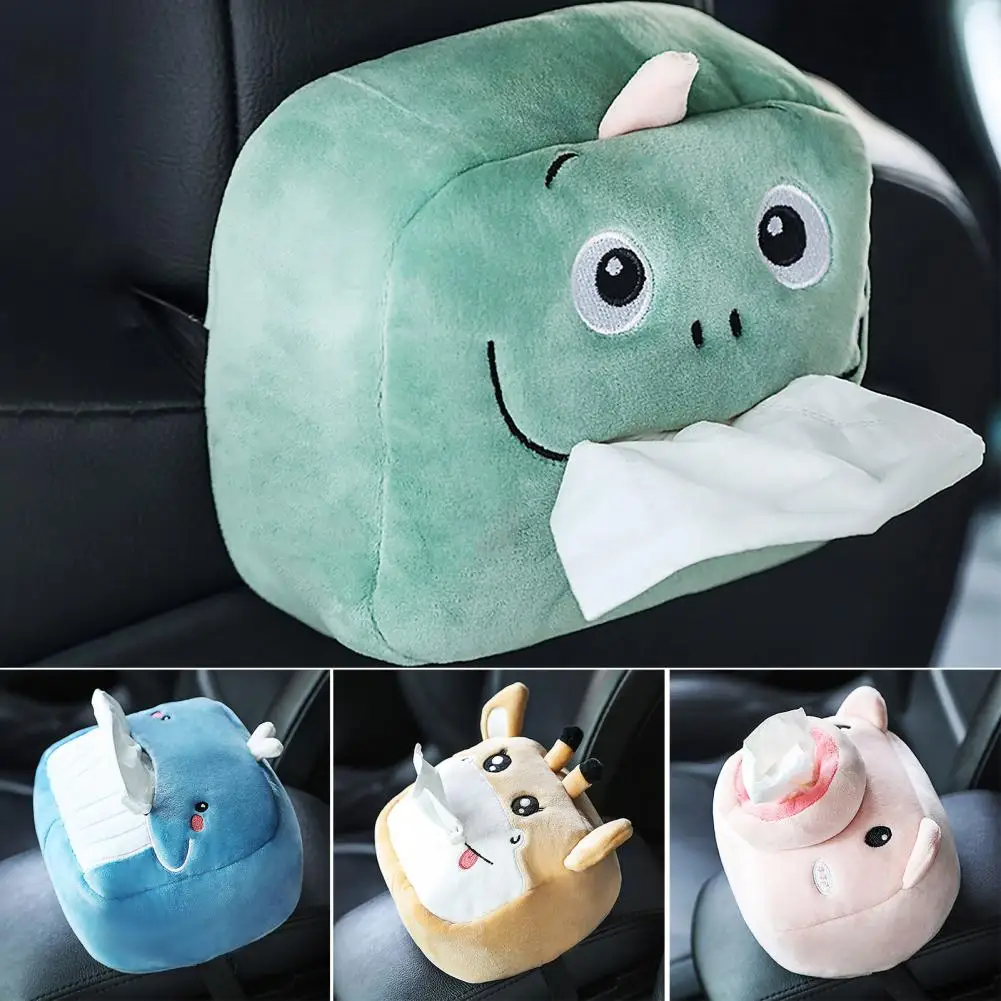 Auto Tissue Box Praktische Bequem Auto Tissue Halter Auto Sitz Zurück Whale  Dinosaurier Tissue Box für Automobil - AliExpress