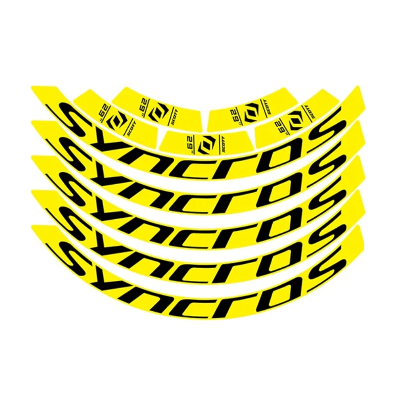 MTBRoadCyclingWheelsDecalsforSYNCROSSILVERTONSLVinylAntifade