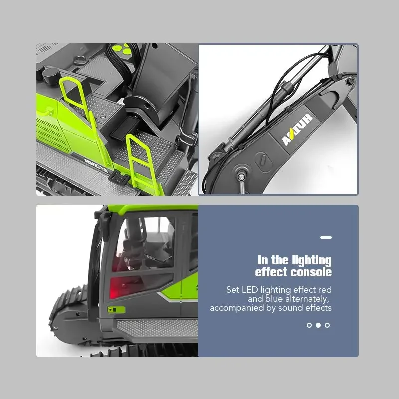 HUINA 1593　超合金 ショベルカー　1593 Huina 1593 RC EXCAVATOR – Huina Construction Toys