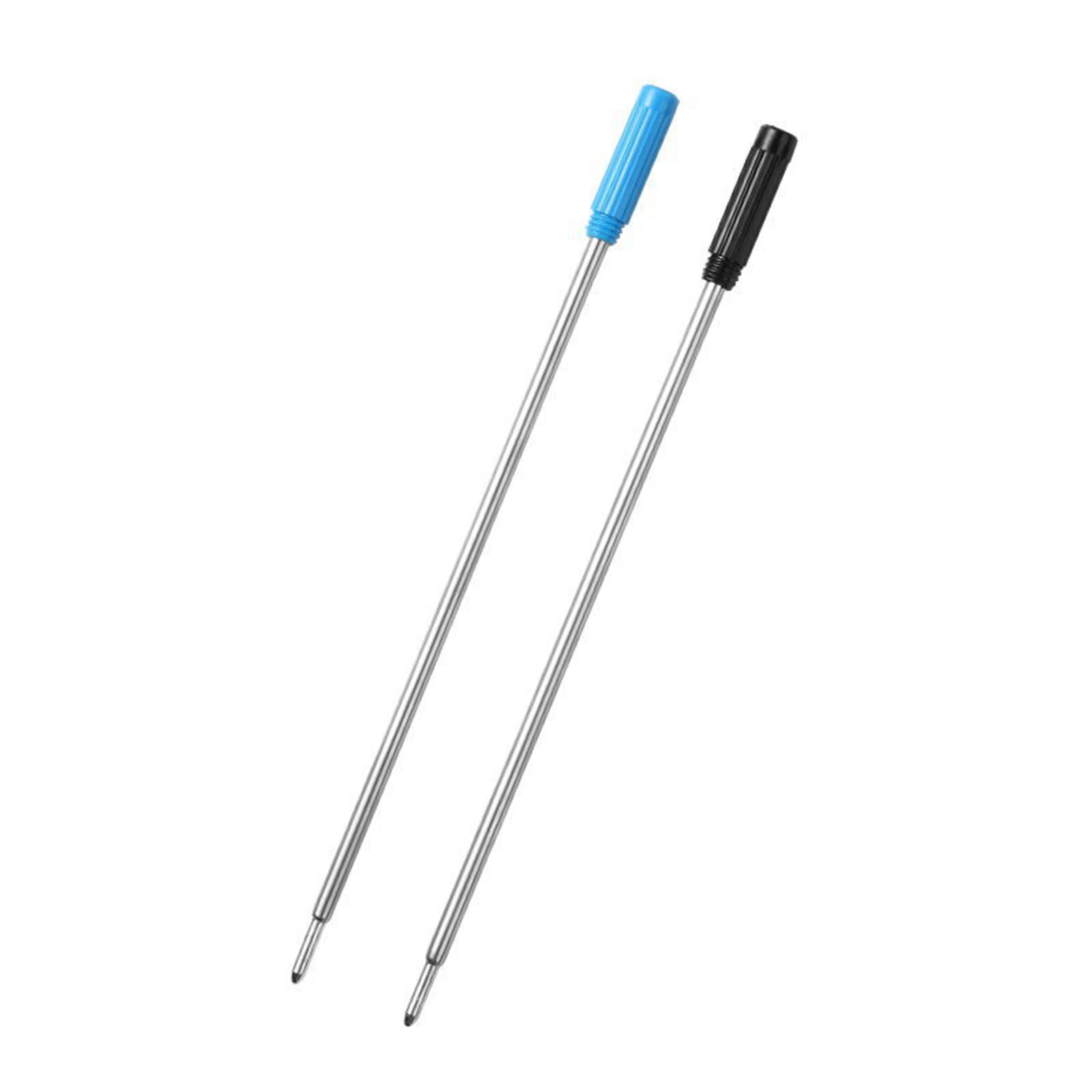 20 pezzi set L: 4,5 pollici ricariche per penne a sfera per penne a croce punta media blu inchiostro nero forniture per ufficio scolastico di cancelleria - immagine 5