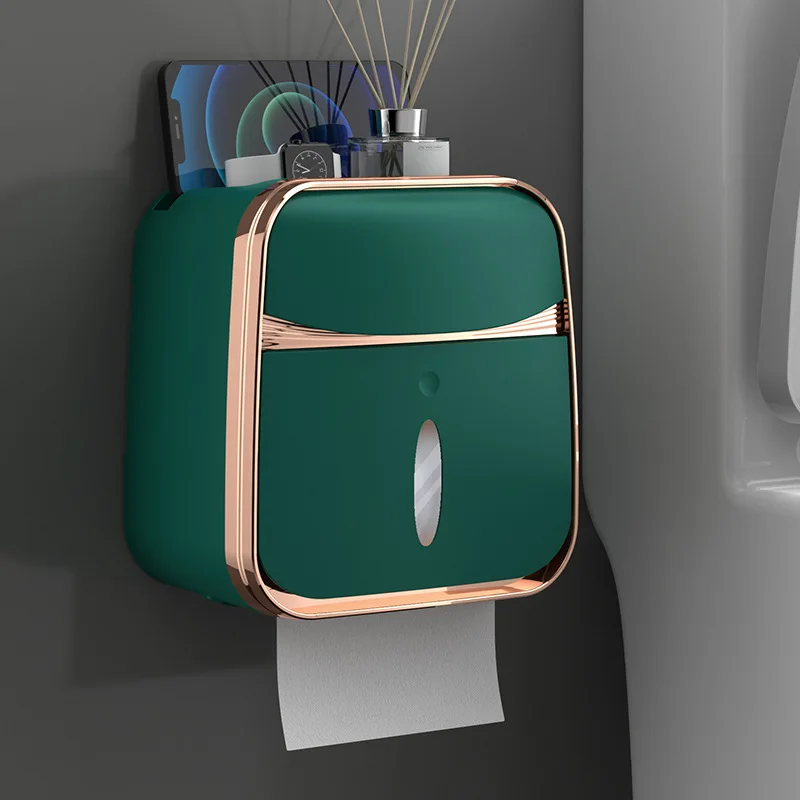 

Wall Mounted Tissue Box Paper Towel Holder for Kitchen Office Napkin Container Baby Wipes Paper Storage Box Tissue Holder