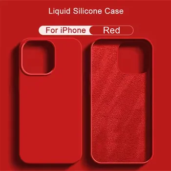 Soft Liquid Silicone Cases For Apple iPhone 16 11 12 13 14 15 Pro Max 14 15 16 PlusShockproof Bumper Cover Phone Accessories 1