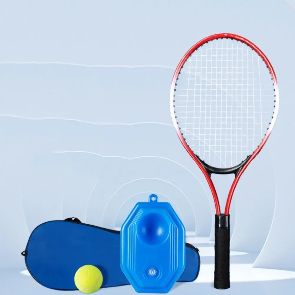 Tennis Racket Set Single for Kids Shock Absorbing Portable Tennis Trainer Rebound with Carry Bag Lightweight Sports Game Toys tennis racket tennis racket set
