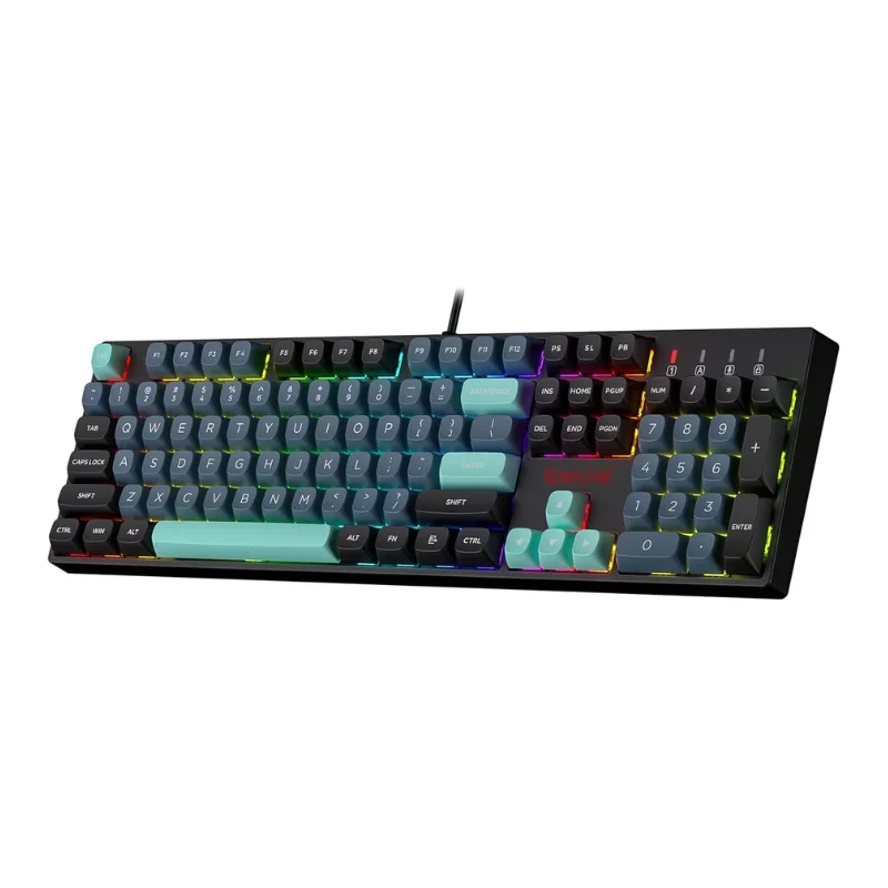 Redragon K582 SE Wired RGB 104 Keys Mechanical,Dynamic 16.8M RGB Backlit Gaming Keyboard,Red Switches