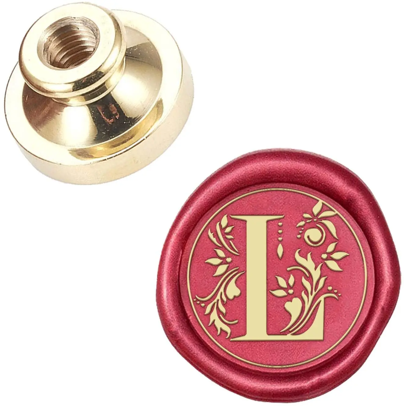 1 PC Mixed letters Wax Seal Stamp Head Removable Sealing Brass Stamp