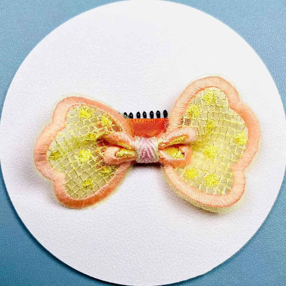 Title 10, Cute Pet Dog Grooming Checkered Bows Dog Comb H...
