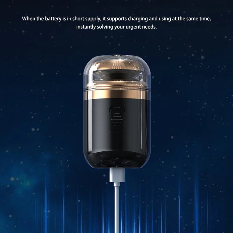 Xiaomi 2-in-1 Rechargeable Electric Shaver Nose Hair Trimmer Men's Nose Hair Removal Shaver Portable Mini Knife Men's Razor 5