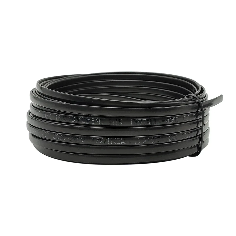 Minco Heat 17w/m 1~50 Meters Waterproof Self Regulating Heating Cable 65&deg;C Prevent Pipe Freeze Heat Trace System