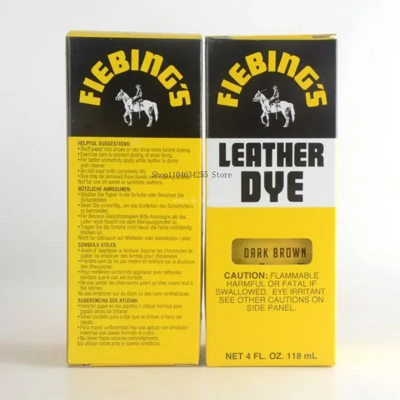 118ml 가죽색상 수성 염료 (표면 염색용 가죽/알코올 색소) DIY 가죽 수공예품 제작 염료 페인트