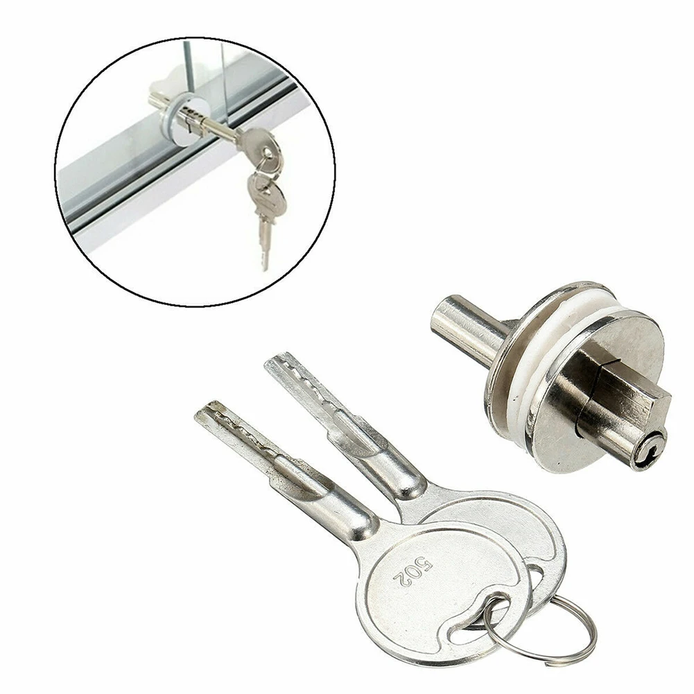 Description Picture 4 of itemSliding Glass Showcase Lock Cabinet Display Showcase Drawer Case Sliding Glass Push Door Lock Jewelry Cabinet Security Hardware
