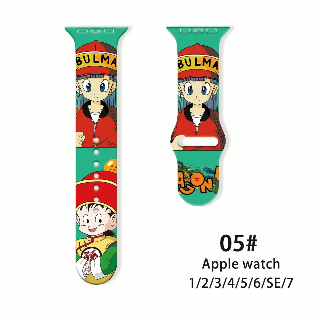 アップルウォッチ用ドラゴンボールアニメウォッチバンド、悟空、シリ
