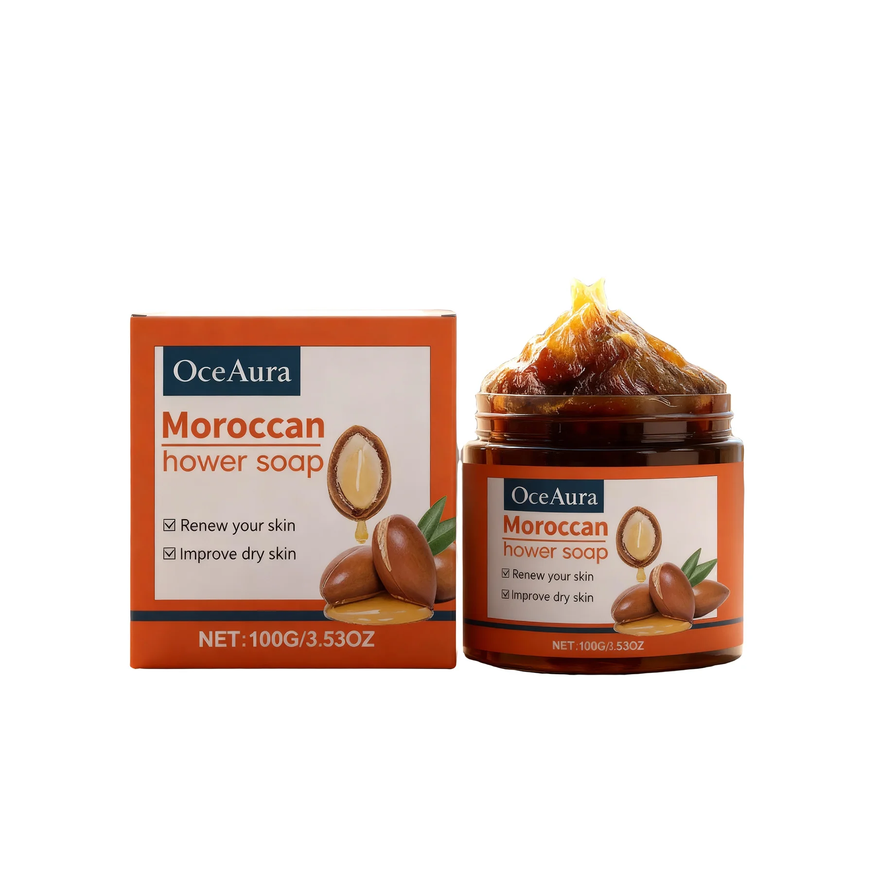 Moroccan Bath Soap For Deep Cleanse And Smooth Skin Body Wash_voghion.com