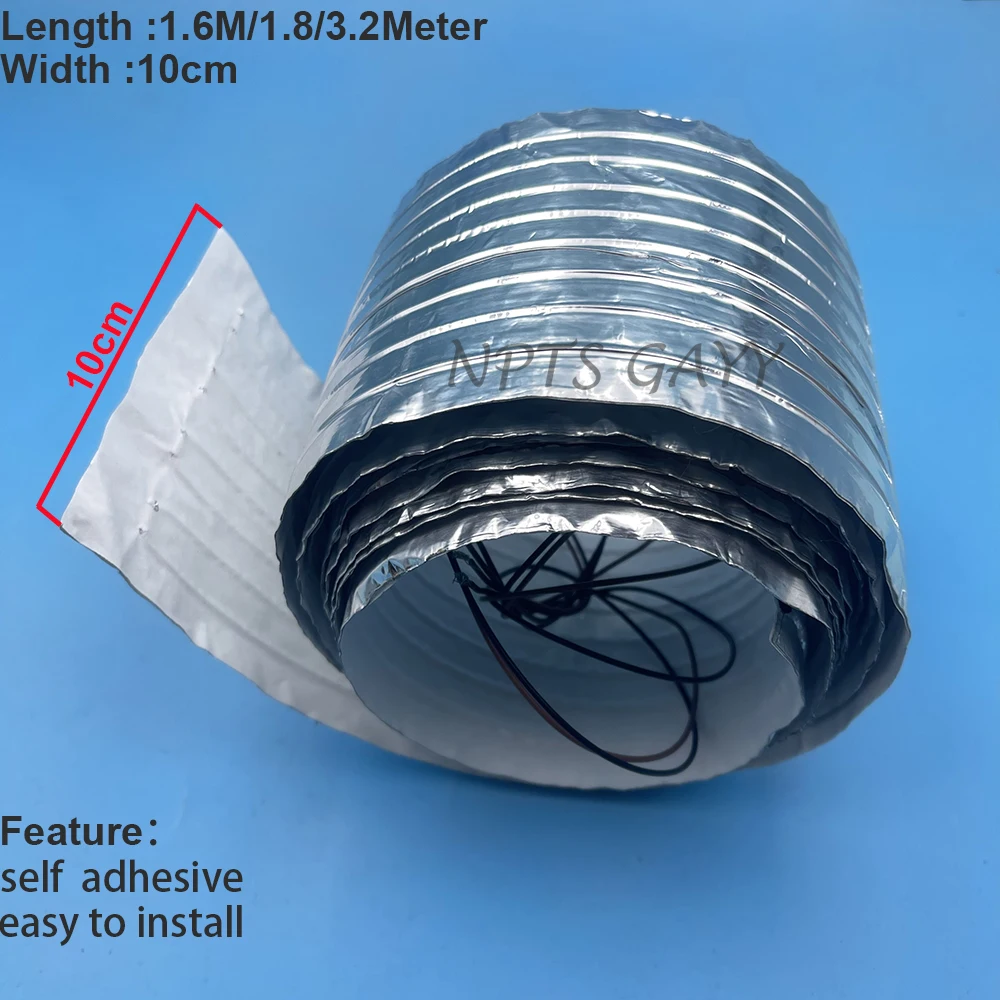 Tira de Aquecimento de Impressora Jato de Tinta 1.6m 1.8m 3.2m Comprimento 10cm Largura de Flora Mimaki Xuli Aifa Jhf Vista Resistência ao Calor Fita Corda - Imagem 5