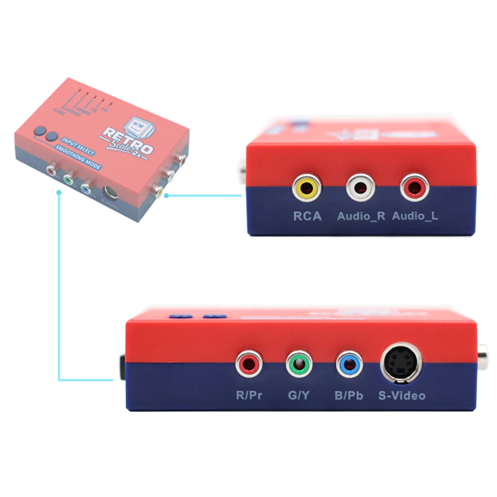 ο RetroScaler2x A/V to HDMI-ȣȯ ȯ  -Ʈ  ܼ  , PS2 / N64 / NES / Dreamcast / Saturn