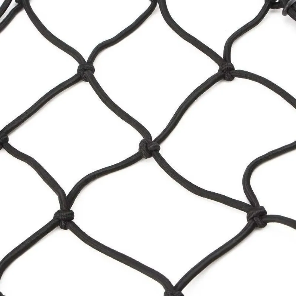 Motorcycle Helmet Fixed Net Pocket 6 Hooks Fuel Tank Mesh Arrangement Adjustable Shrink Stable Stretch Storage Miscellaneous Net