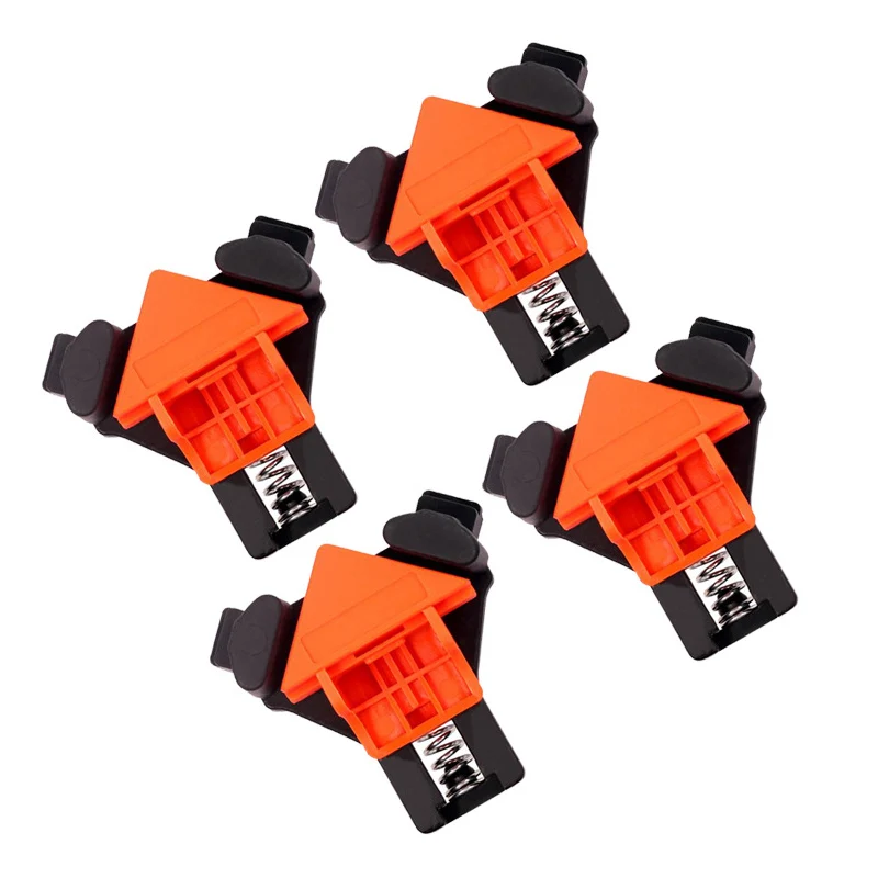 

4Pcs woodworking right angle clip 90 holder photo frame clip picture frame clip home tools woodworking angle clip