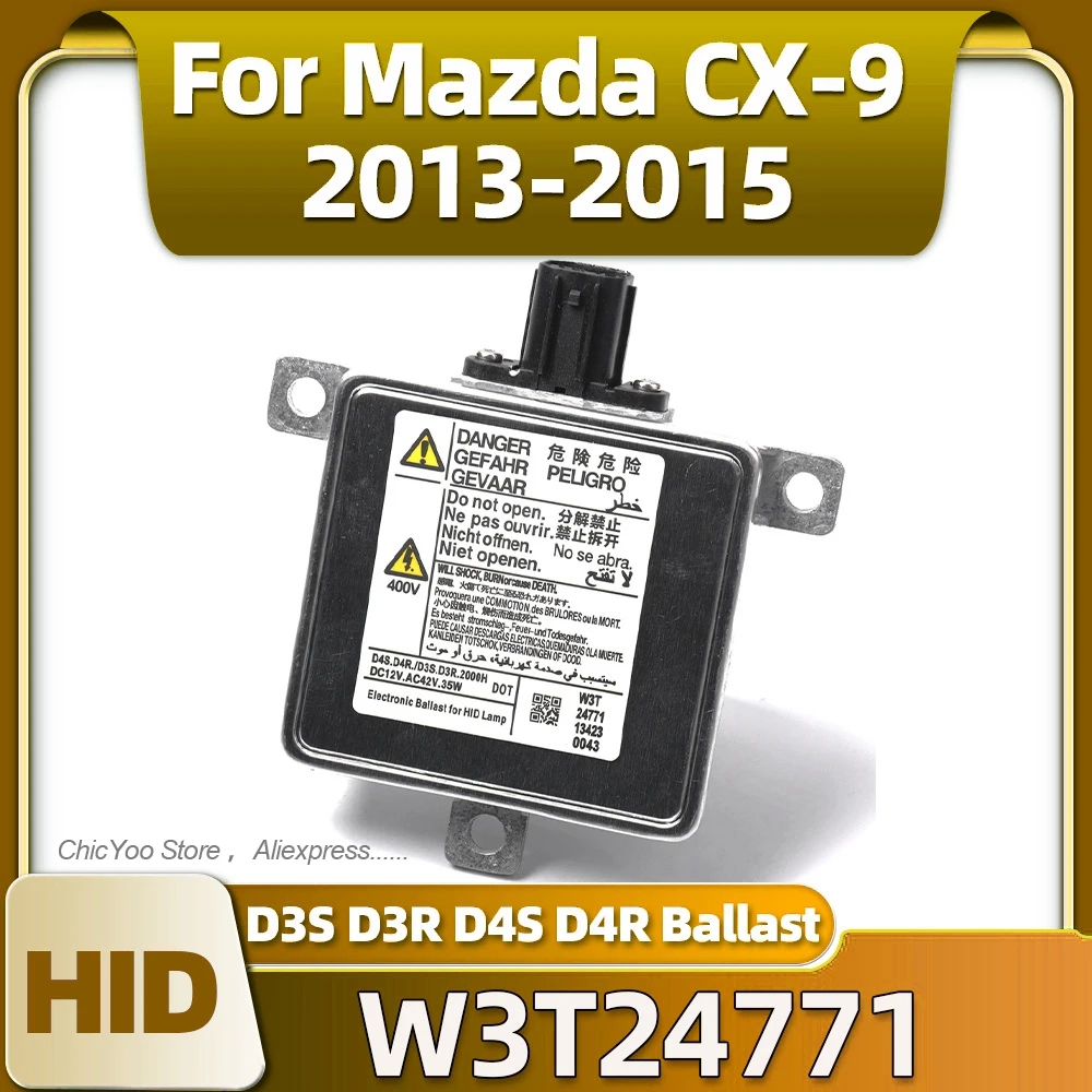 

134230043 HID Block Xenon Headlight D3S D3R D4S D4R Ballast Control Unit W3T24771 For Mazda CX-9 2013 2014 2015