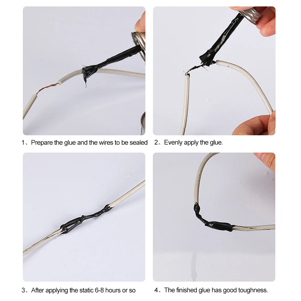 100/260 ML Liquid Electrical Tape High-Temperature Resistant Insulating Tape Rubber Electrical Wire Cable Coat Fix Line Glue