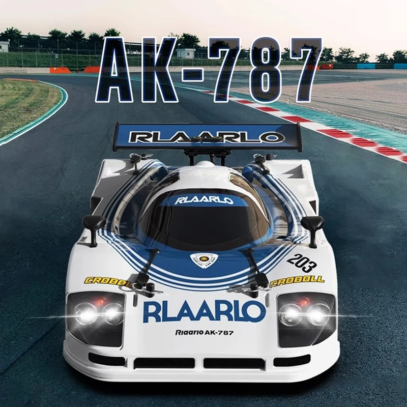 1: 10 RC Remote-controlled Car AK-787 Flat Running Electric Brushless Motor Professional Top Speed Racing Simulation Model 4