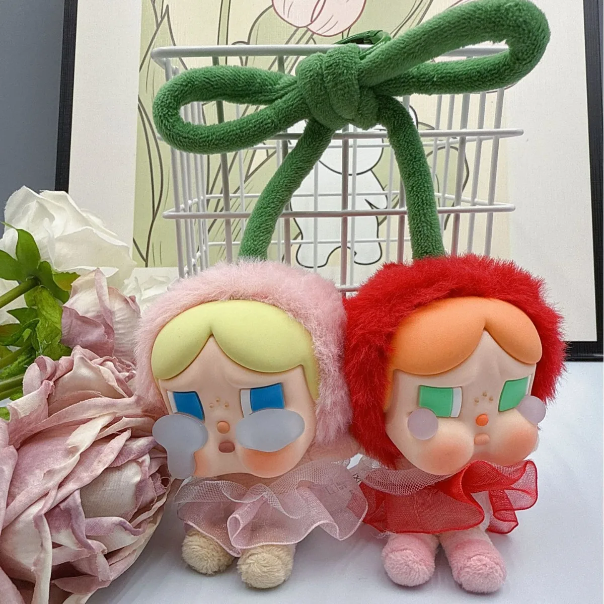 【リクエスト商品】crybaby チェリー ぬいぐるみキーホルダー CRYBABY チェリー Cherry ぬいぐるみペンダント クライベイビー