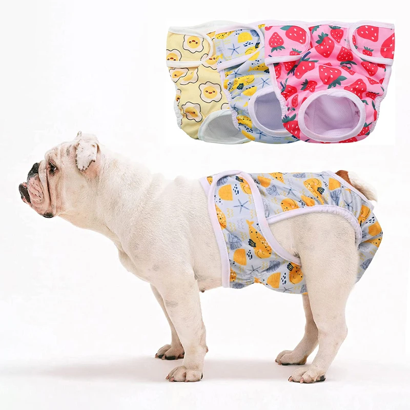 Dog Diapers Female Washable Doggy Diapers Reusable Dog Period Panties
