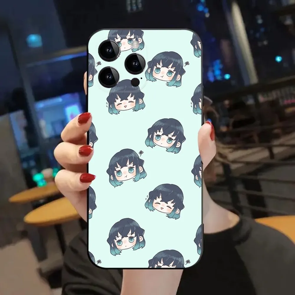 M-muichiro tokito demon slayer capa de telefone para apple iphone