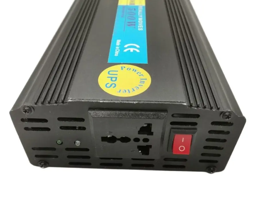 UPS backup 500W DC 12v TO AC 220v 50HZ pure sine wave power inverter with Charger & emergency UPS power supply