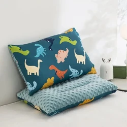 Children's Cartoon Printed Pattern Cotton Pillow Kindergarten Baby Nap Special Small Pillow Boys Girls Universal Sleeping Pillow