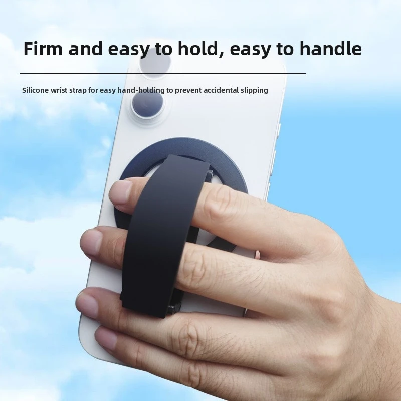 Magnetic Collapsible Phone Ring Stand and Hand Grip Holder