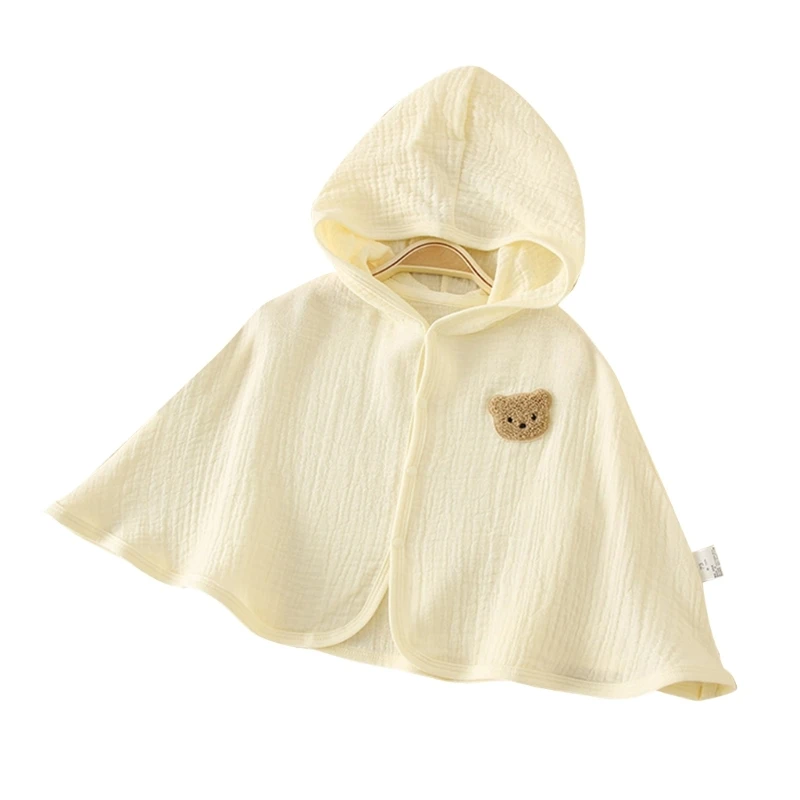 

K1MA Baby Cape Cloak 2 Sizes Summer Breathable Hooded Coat Protections Baby Cloak