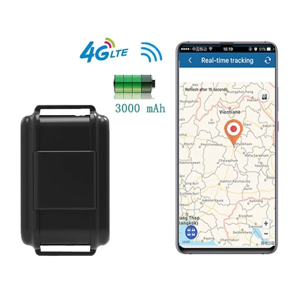 

4G GPS-трекер TK919 TKSTAR, 3000 мАч, GPRS, воспроизведение истории маршрута