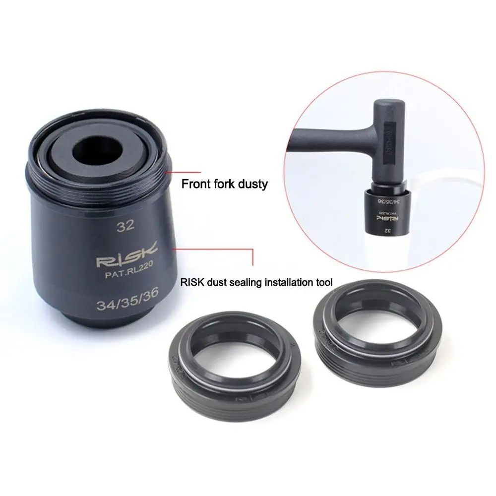 Replacement Universal Bike Fork Seal 32mm/34mm/35mm/36mm MTB Bike Fork Dust Seal Spare Parts Bicycle Suspension Oil Seal