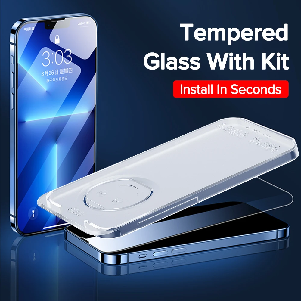 Joyroom 2pcs 4k Hd Screen Protector For Iphone 13 13 Pro Max Full Cover Screen Protector For Iphone 12 12 Pro Max Tempered Glass Screen Protectors Aliexpress