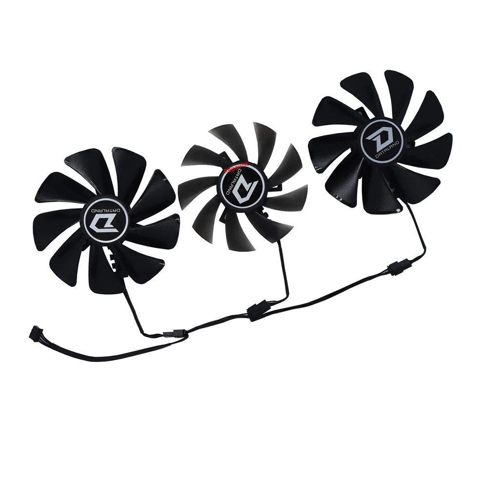 3Pcs/Set Diy Ga91S2H Gaa8S2U,Entilatore Per Schede Grafiche,Per Kuroutoshikou Galakuro Rd Rx 6800 Rx6800 Xt E16Gb Tp