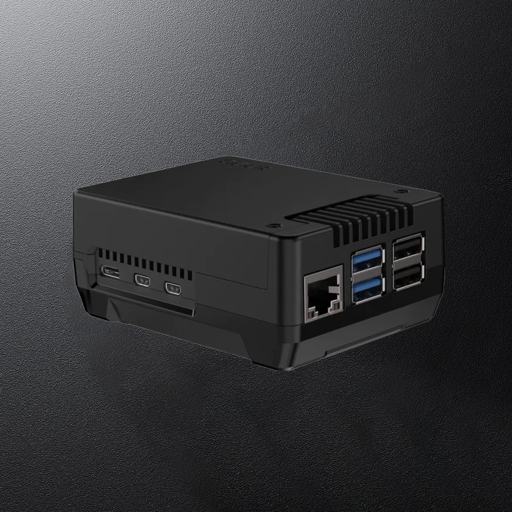 알루미늄 합금 케이스 액세서리 보드, 냉각 선풍기 포함, M.2 NVME PCIE 케이스, Raspberry Pi5 에 적합
