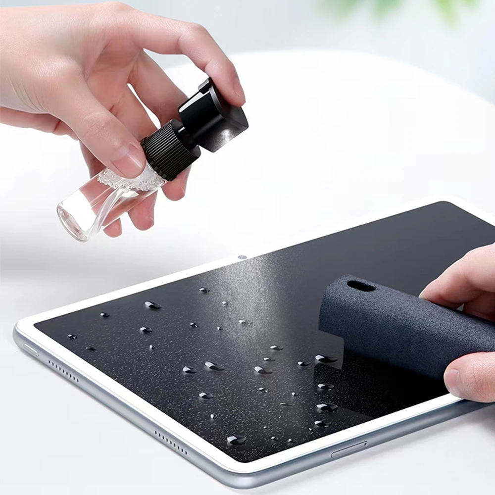 2-in-1 Microfiber Screen Cleaner Spray Bottle with Cloth