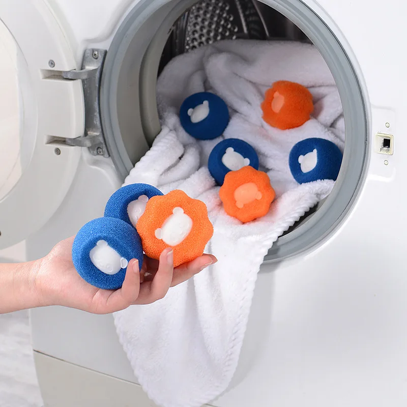 

Pet Hair Remover Reusable Ball Wool Sticker Cat Hair Remover Pet Fur Lint Catcher Cleaning Tools Laundry Washing Machine Filter
