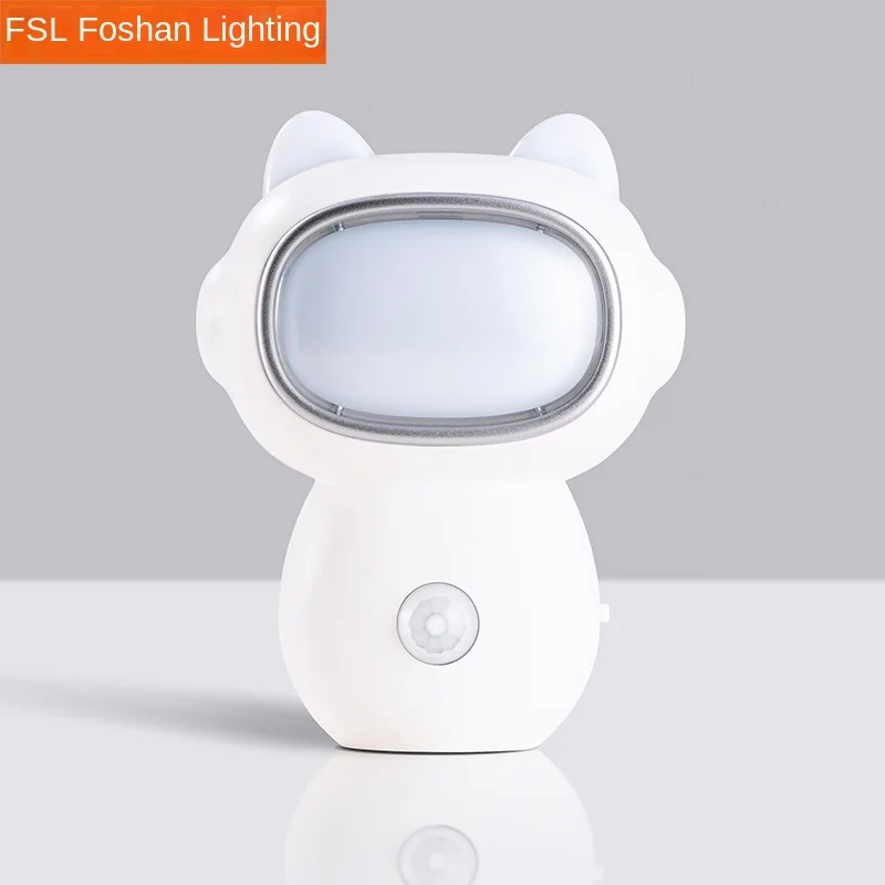 

XL Robot Body Induction Lamp Bedside Atmosphere Small Night Lamp Bedroom Sleep Light