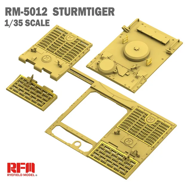 【新品】RFM シュトゥルムティガー RM-5012 1/35 Sturmmorser Tiger RM61 L/5,4 / 38 cm With Full Interior Rye