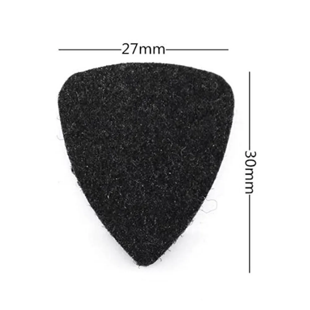 

5 Pcs Felt Ukulele Pick Ukuleles Plectrum Black Grey White 3x2.7cm Musical Instruments Ukulele Accessorie For Ukulele Player