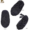 Kawaii Cat Ears Sleeping Cap For Women Silky Satin Bowknot Bonnet Solid Long Hair Night Cap Beauty Hair Care Bonnets Shower Cap 5