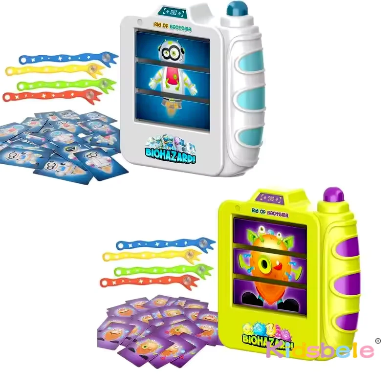 몬스터 카드 장난감 인터랙티브 퍼즐 데스크탑 스페이스 캐처 카메라 가족 파티 게임 24인용 어린이용 이상한 손잡이 사냥 게임