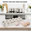 12 Grid Egg Storage Box Plastic Egg Container Shockproof Eggs Slot Tray Holder Box for Refrigerator Camping Picnic Hiking Travel 4