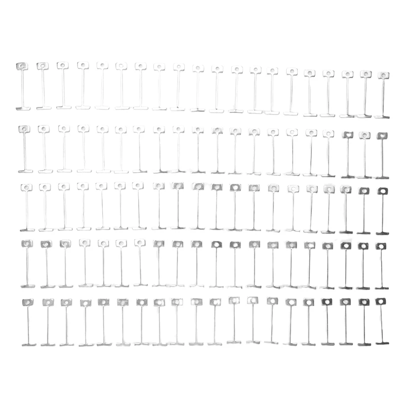 A81M New 200Pcs Tile Leveling System For Tile Laying Reusable Steel Needles Flooring Replaceable Pin Tiling Construction Tools
