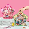 StoBag 50pcs Cartoon Candy Food Packaging Bags Ziplock Cute with Handle Kids Gift Plastic Sealed Cookies Snack Storage Pouches 4