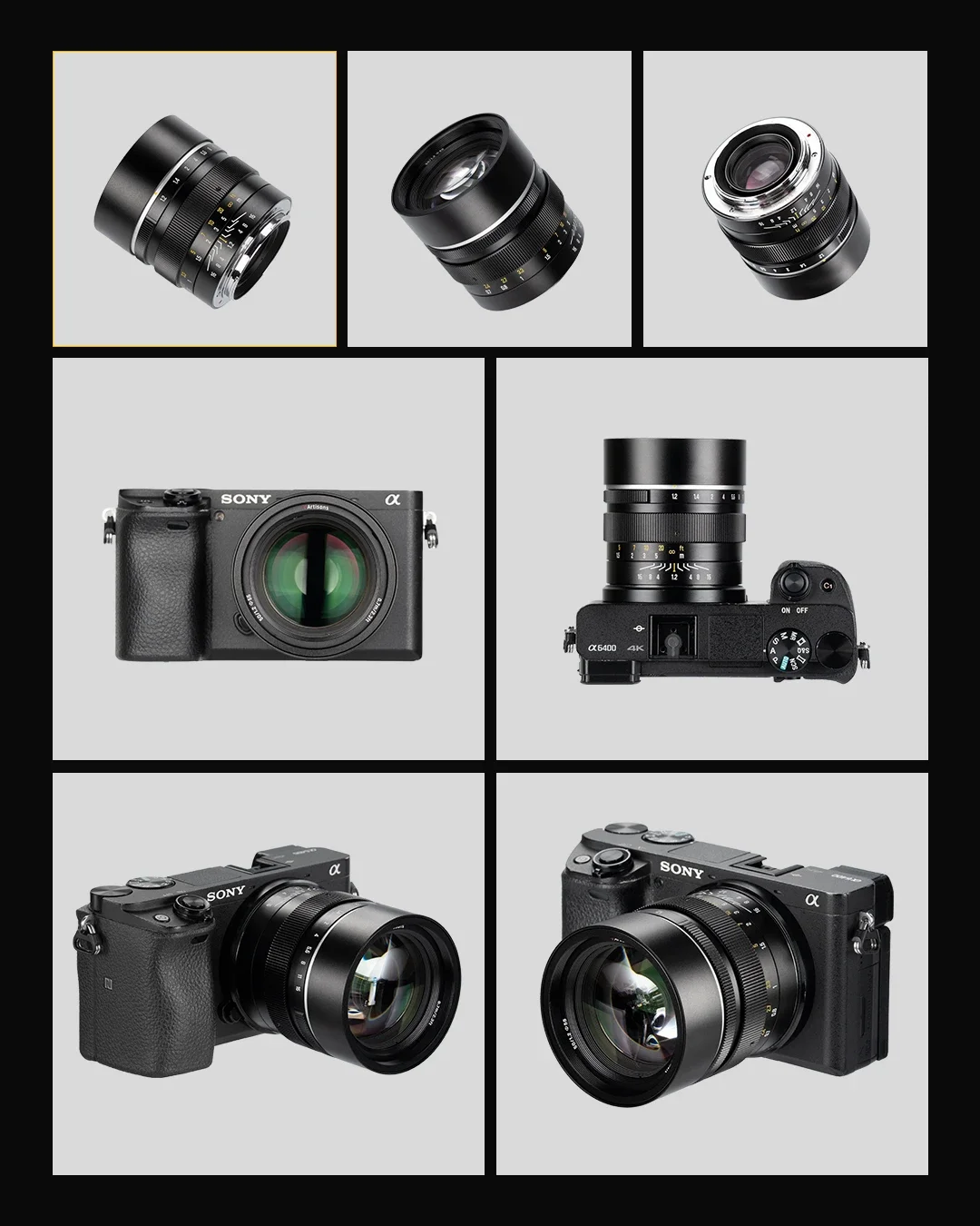 7artisans 50mm F1.2 수동 초점 대구경 ABS-C 프라임 렌즈 ( E/후지 X/니콘 Z/MFT 마운트 카메라용) 몽환적인 보케 효과