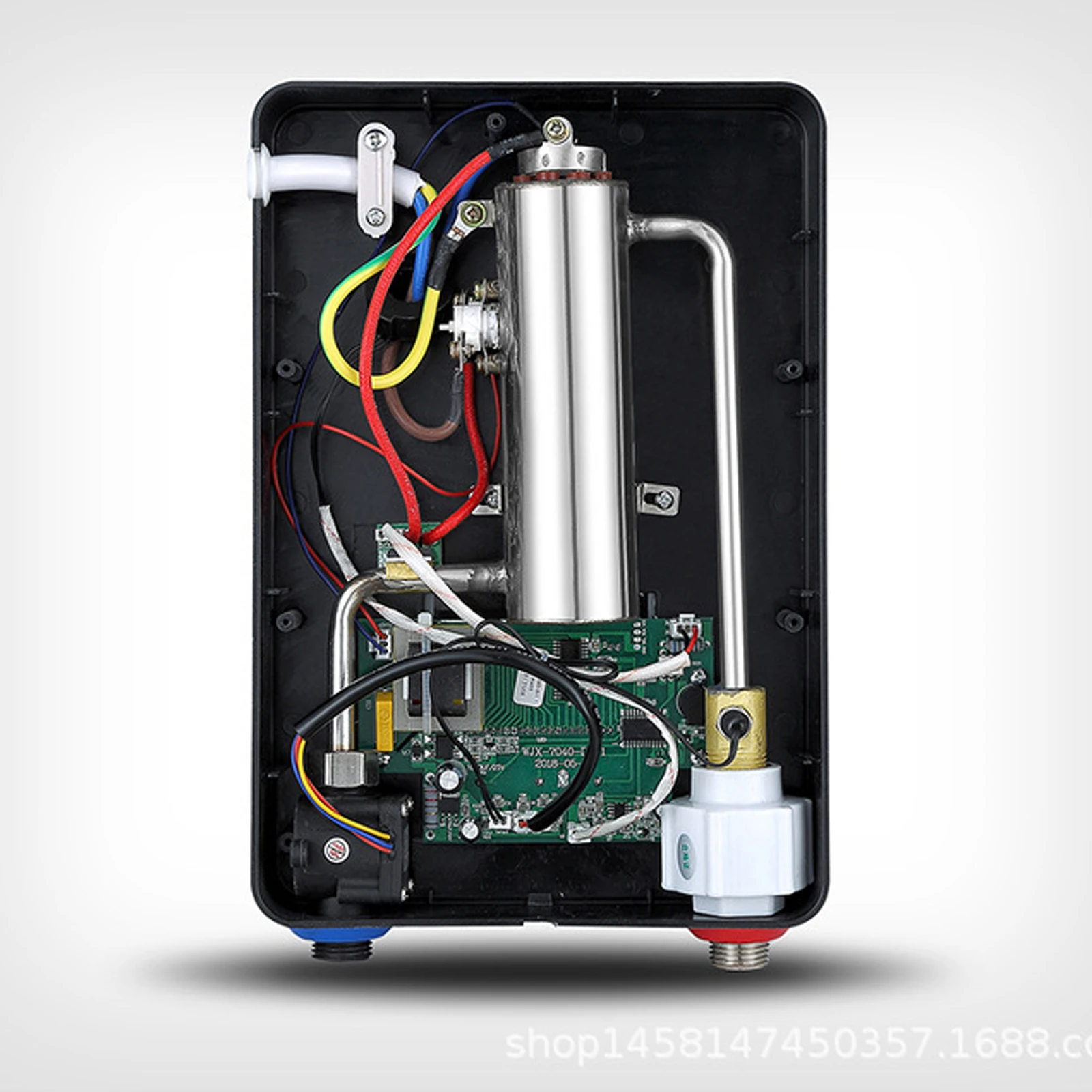 Electric Tankless Water Heater, 6500W Calentador de Agua Electrico with LED Display, 220V On Demand Instant Hot Water Heater