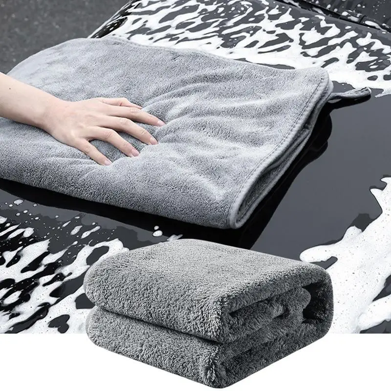 

Car Wash High End Microfiber Towel Car Care Detailing Wash Cloth Absorbent Microfiber Towels For Car Washing Lint-Free Cleaner